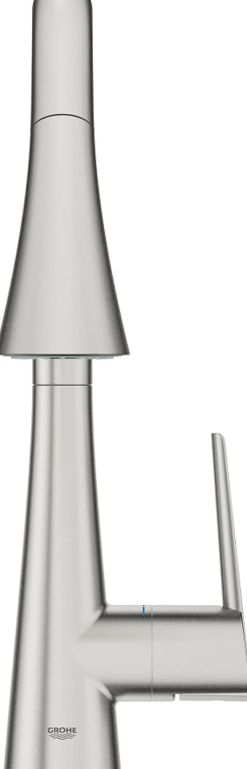 Grohe zedra kjøkkenarmatur m/uttrekkbar 3-sprays tut supersteel