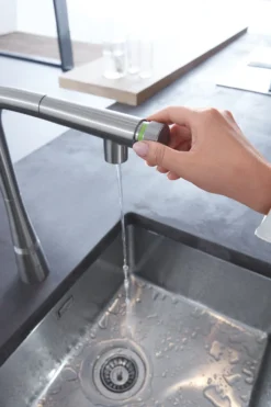 Grohe zedra smartcontrol kjøkkenarmatur m/uttrekkbar tut supersteel