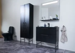 Gustavsberg artic høyskap 40x39 sort ask finer