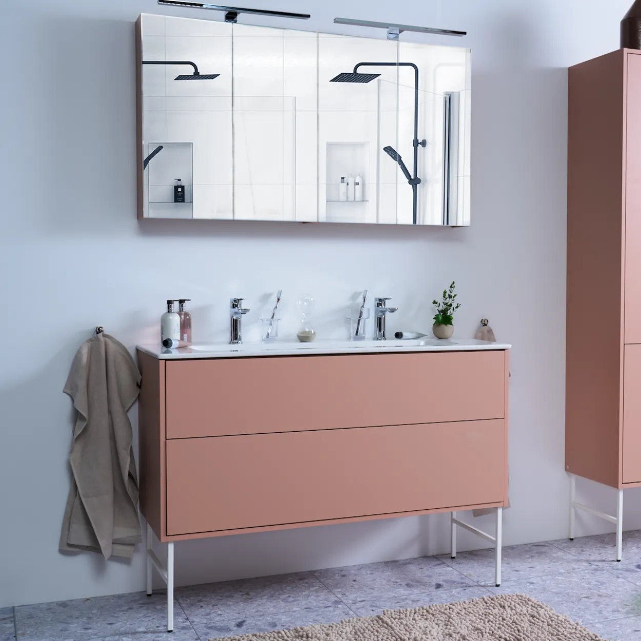 Gustavsberg artic servantskap 120 peach