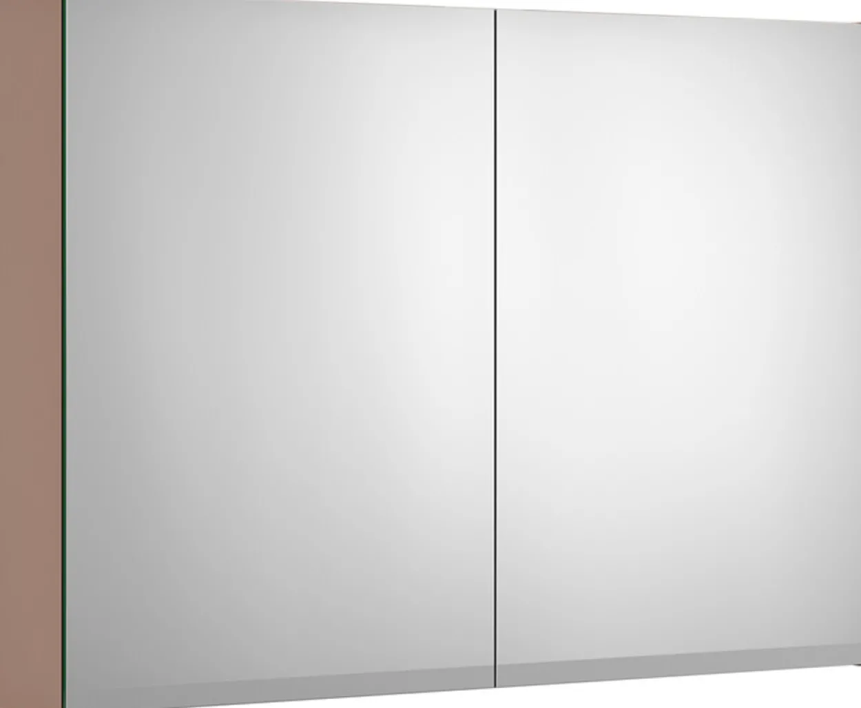 Gustavsberg artic speilskap 100 peach m/underbelysning & stikk