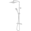 Gustavsberg atlantic square takdusj m/dusjtermostat krom