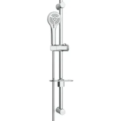 Gustavsberg dusjsett 2.1 m/3 strålefunksjoner krom