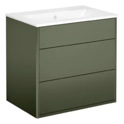 Gustavsberg graphic baderomsmøbel 60 cm grønn m/servant