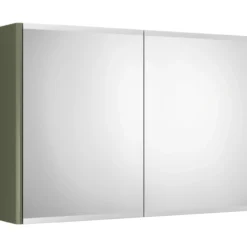 Gustavsberg graphic speilskap 80 cm grønn