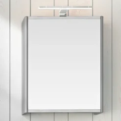 Gustavsberg graphic speilskap 45 cm grå