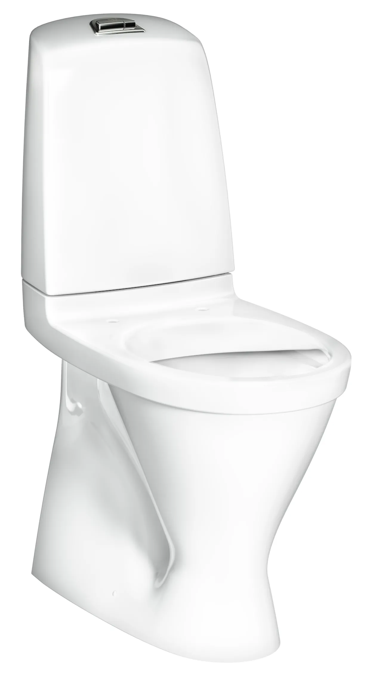 Gustavsberg nautic 1546 c+ m/skjult s-lås & hygienic flush, høy modell