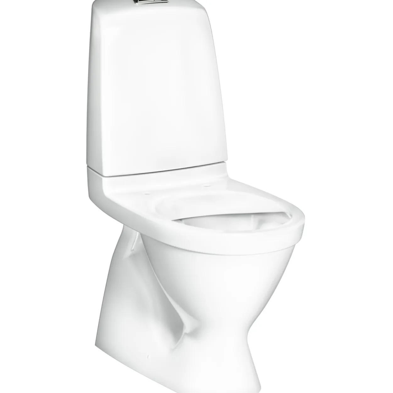Gustavsberg nautic 1500 c+ m/skjult s-lås & hygienic flush inkl. sete, for liming