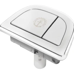 Gustavsberg nautic knapphus flat duo flush