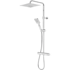 Gustavsberg nautic square takdusj m/dusjtermostat krom