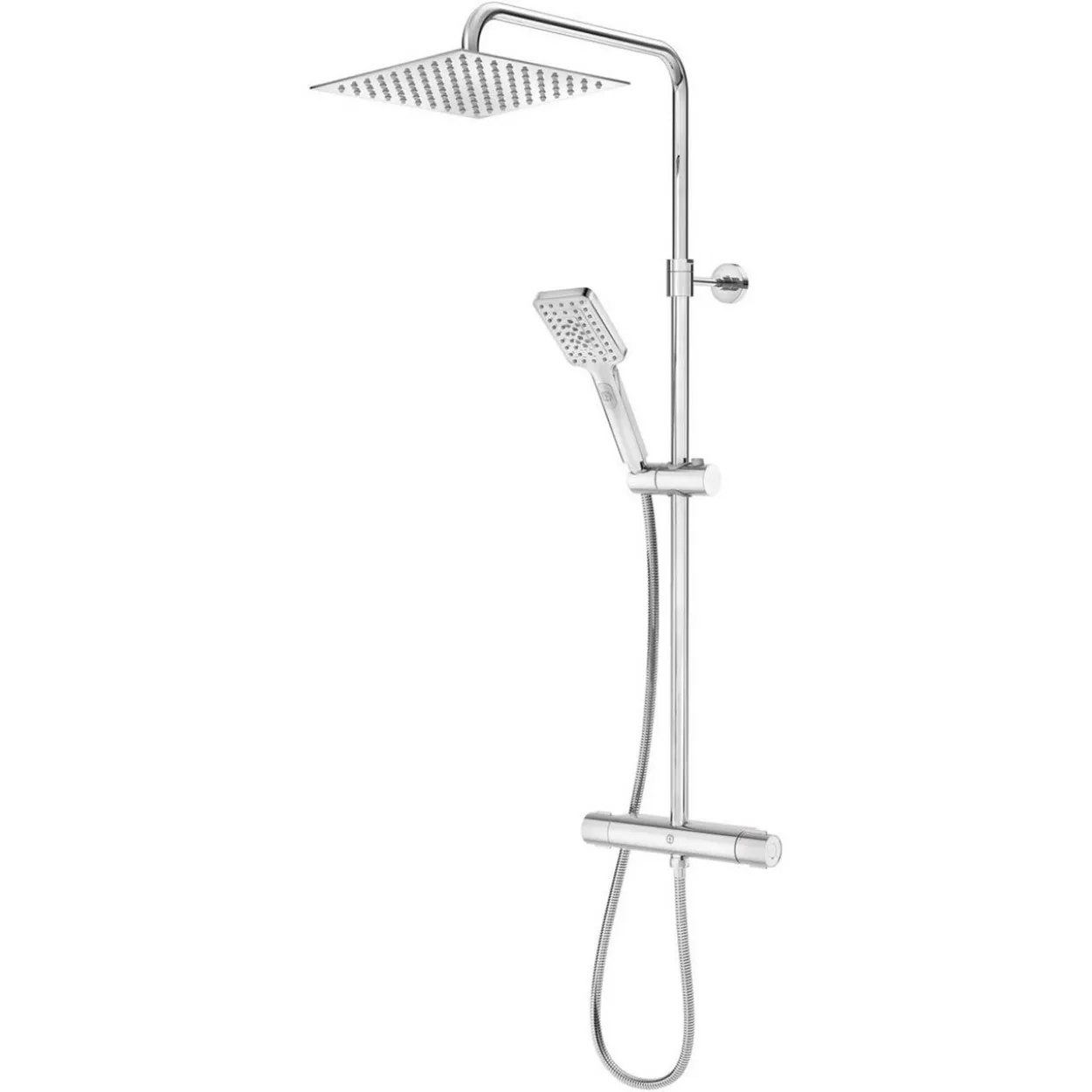 Gustavsberg nautic square takdusj m/dusjtermostat krom