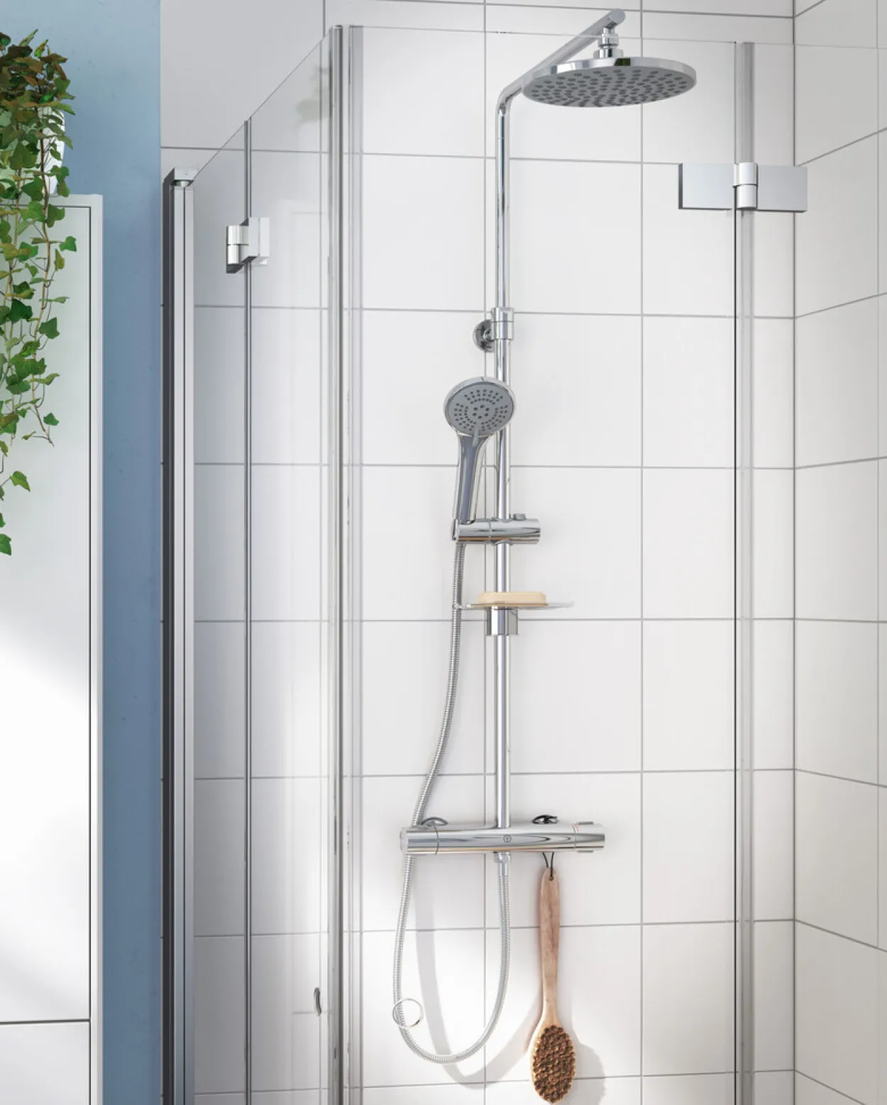 Gustavsberg nautic 2.2 takdusj m/dusjtermostat blyfri krom
