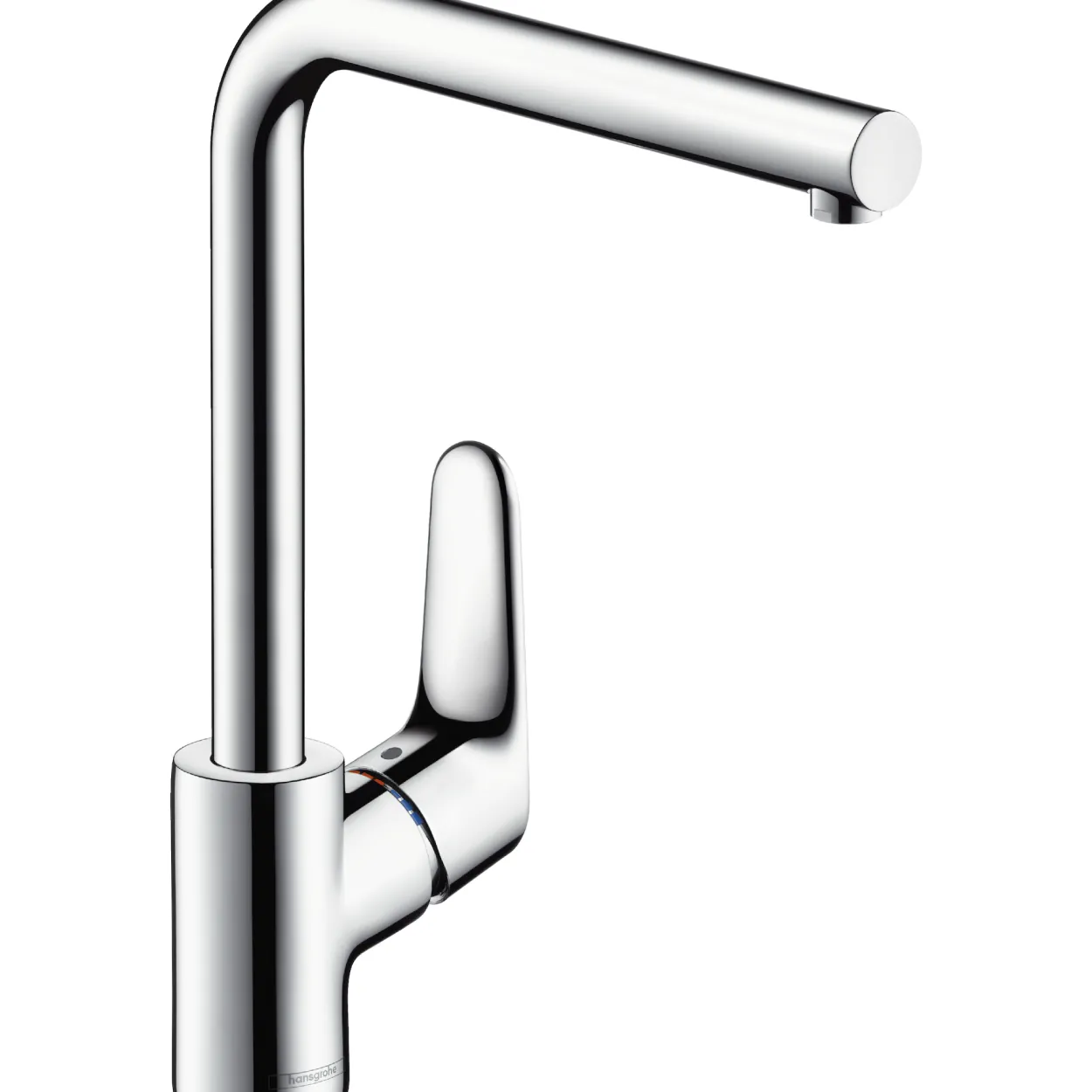 Hansgrohe focus 1-greps kjøkkenarmatur 280 med rettvinklet svingtut