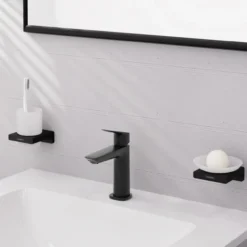 Hansgrohe logis servantbatteri 110 fine m/pop-up matt sort