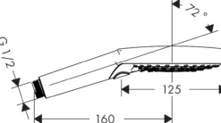 Hansgrohe raindance select s 120 hånddusj 3jet powderrain