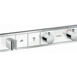 Hansgrohe rainselect dusjtermostat til innbygging hvit/krom 2 uttak