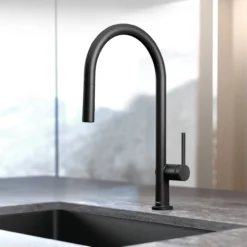 Hansgrohe talis m54 kjøkkenarmatur 210 matt sort m/uttrekk