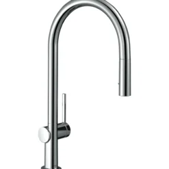 Hansgrohe talis m54 kjøkkenarmatur 210 m/uttrekk krom