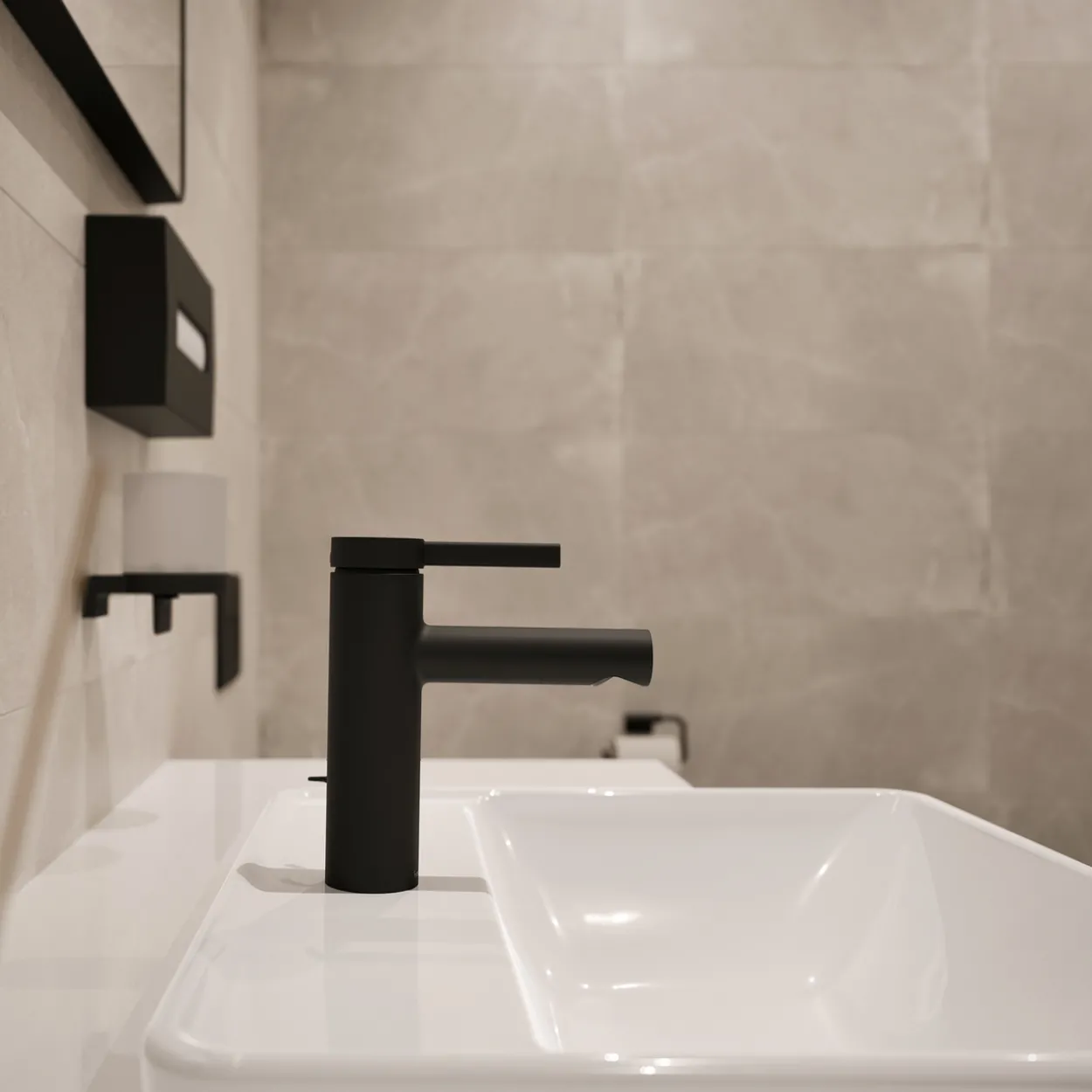 Hansgrohe zeisis s 100 servantarmatur coolstart m/pop-up matt sort