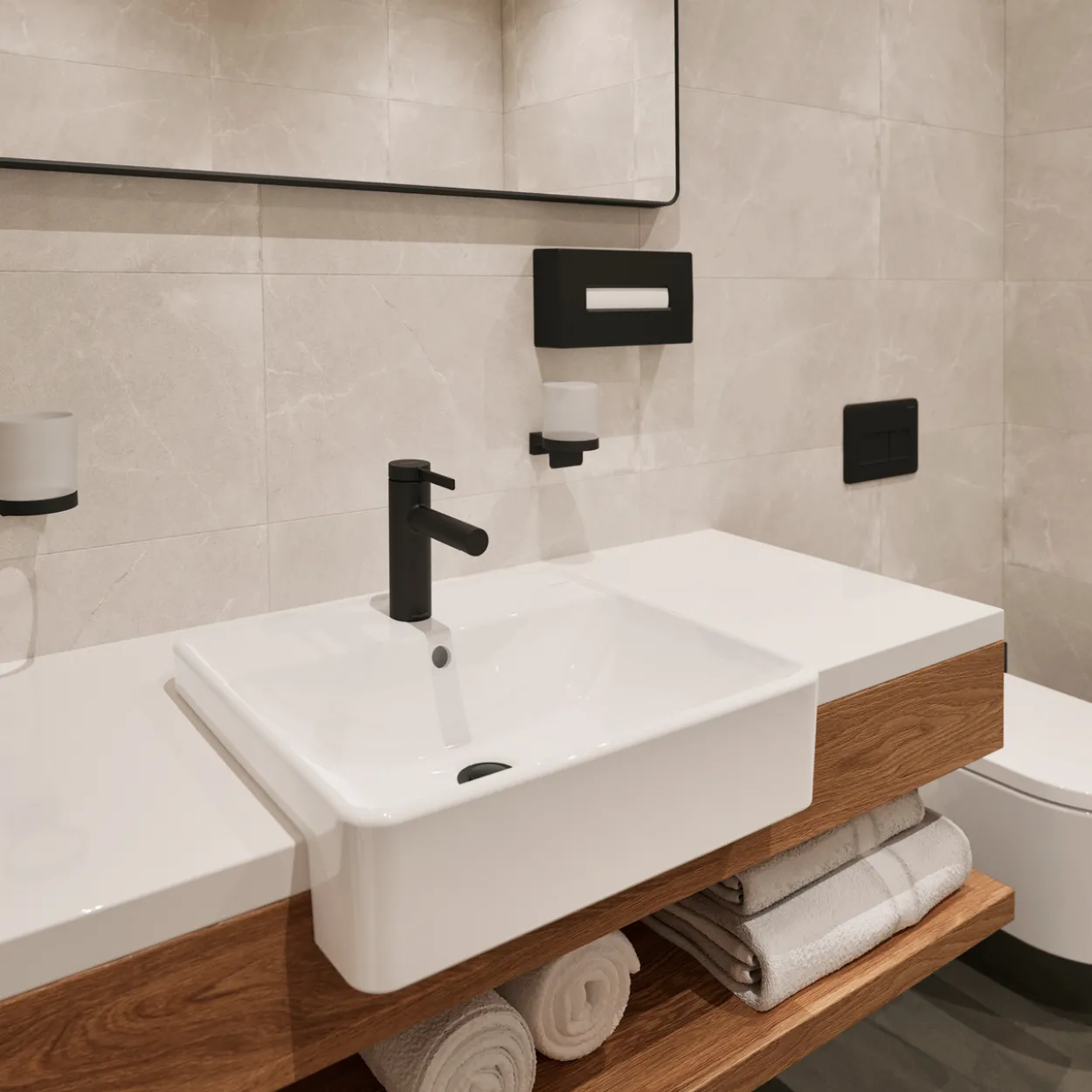 Hansgrohe zeisis s 100 servantarmatur coolstart m/pop-up matt sort
