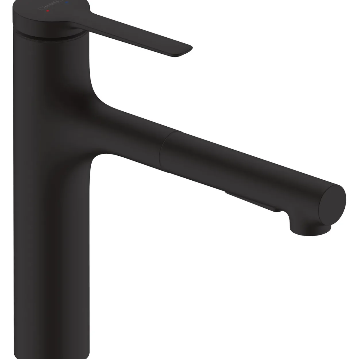 Hansgrohe zesis m33 kjøkkenarmatur 160 matt sort m/uttrekk