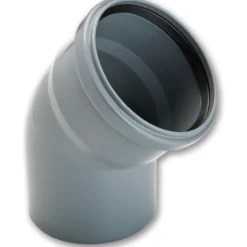 Ht pro bend ø75 45° grå