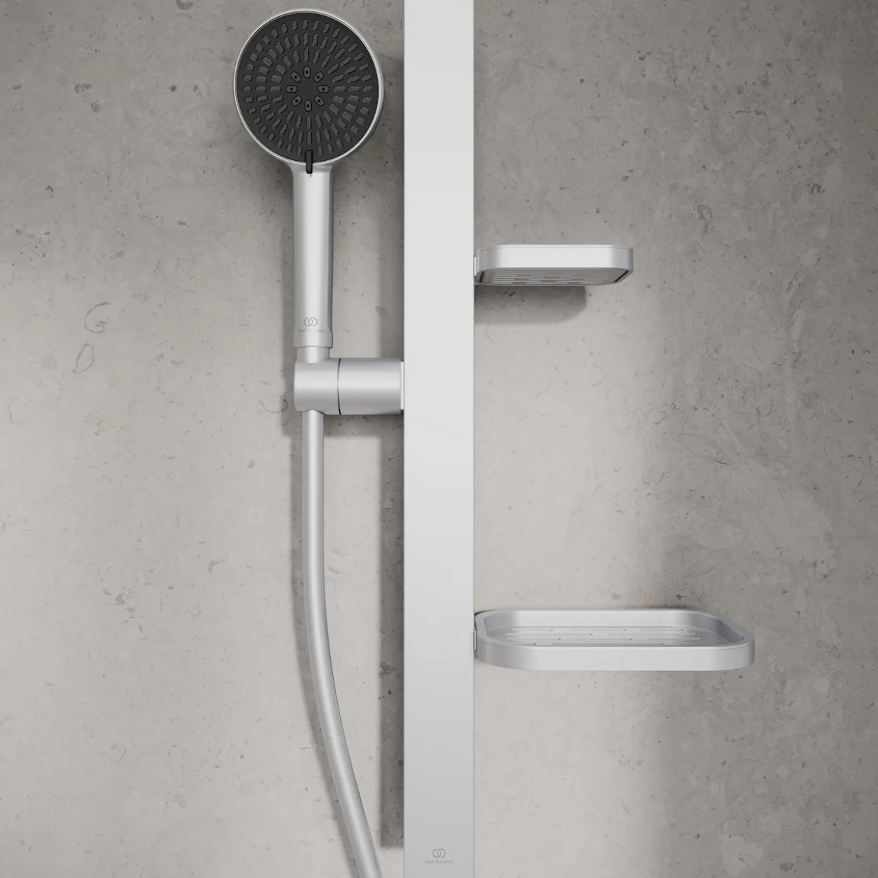 Ideal standard alu+ dusjsett silver
