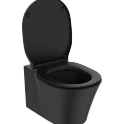 Ideal standard connect air veggskål m/sete matt sort
