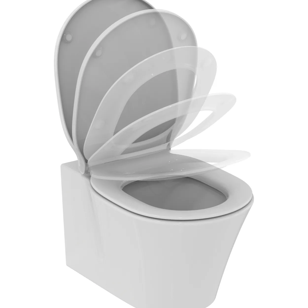 Ideal standard connect air veggskål m/sete hvit