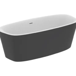 Ideal standard dea badekar 180x80 frittstående matt sort