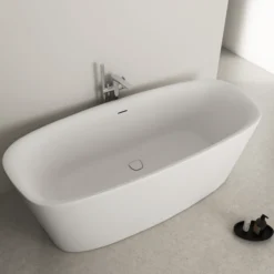 Ideal standard dea badekar 180x80 frittstående matt hvit