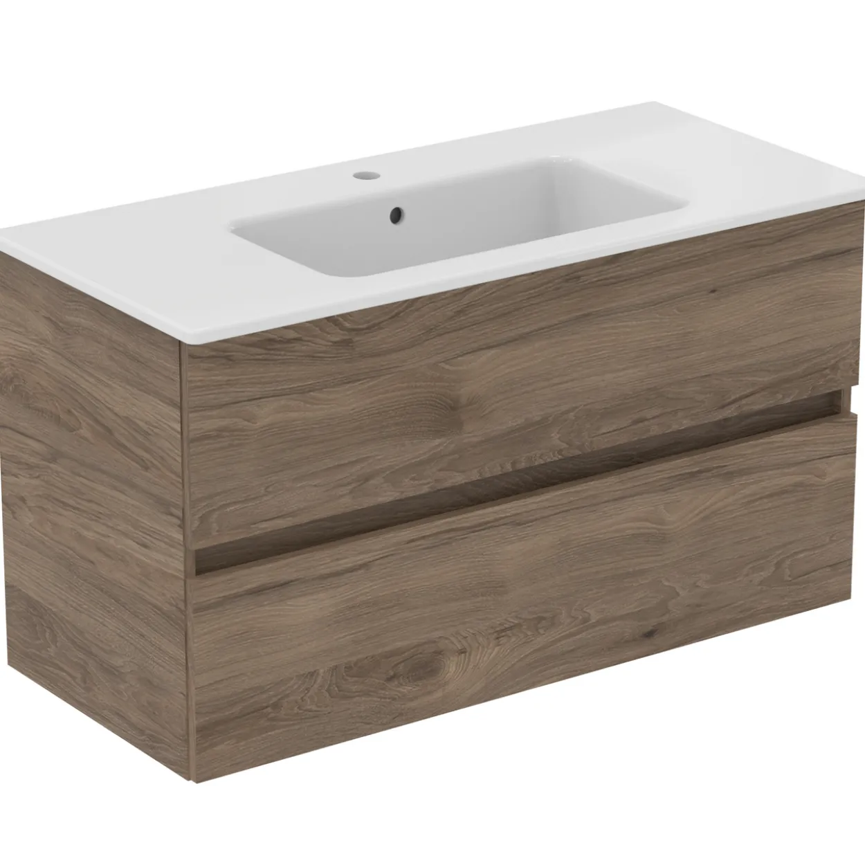 Ideal standard eurovit 2.0/ulysse baderomsmøbel 1015x465 flint hickory