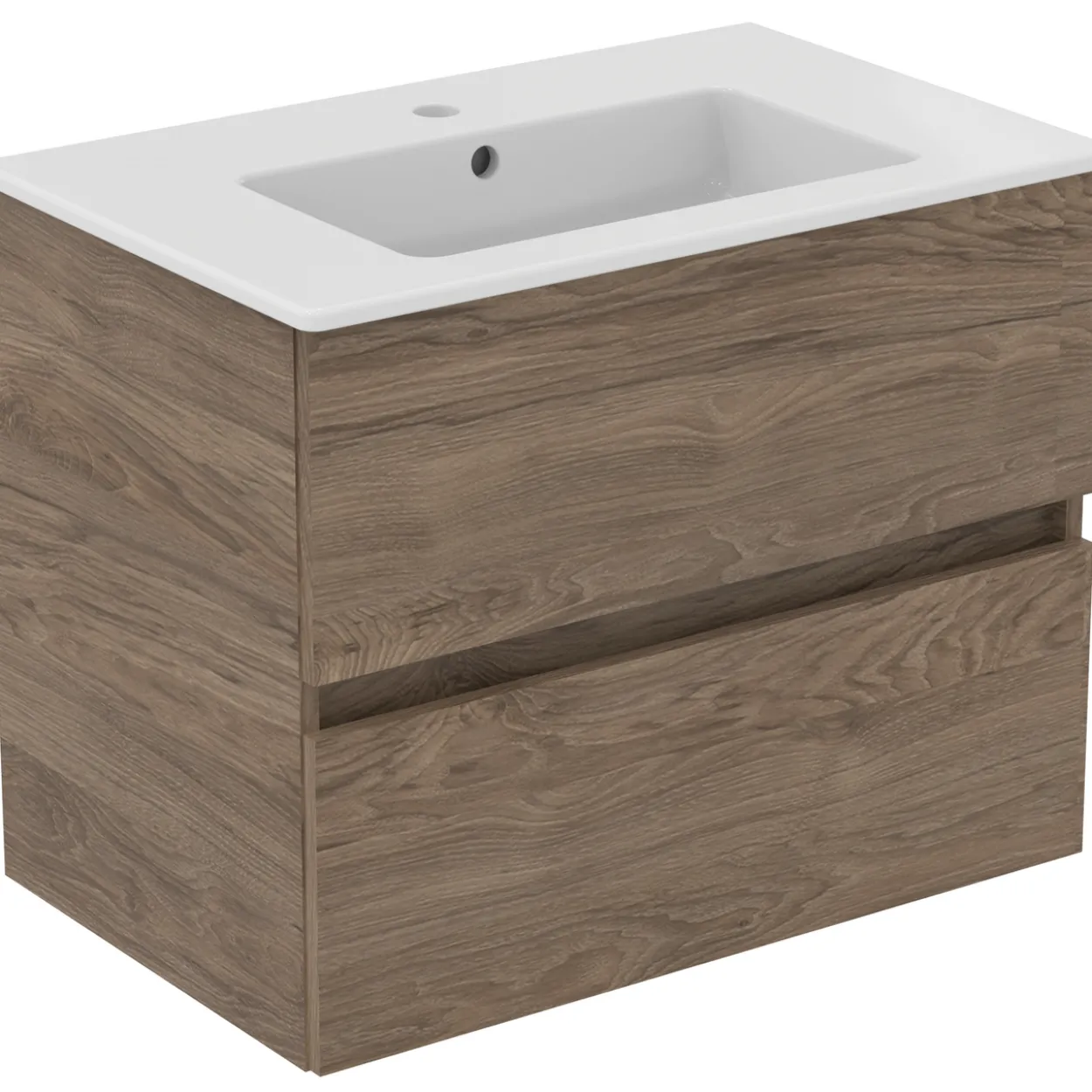 Ideal standard eurovit 2.0/ulysse baderomsmøbel 710x450 flint hickory
