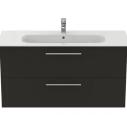 Ideal standard i.life a baderomsmøbel 1240x460 carbon grey m/krom håndtak