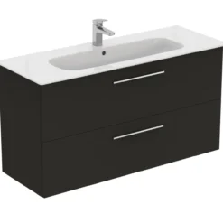 Ideal standard i.life a baderomsmøbel 1240x460 carbon grey m/krom håndtak
