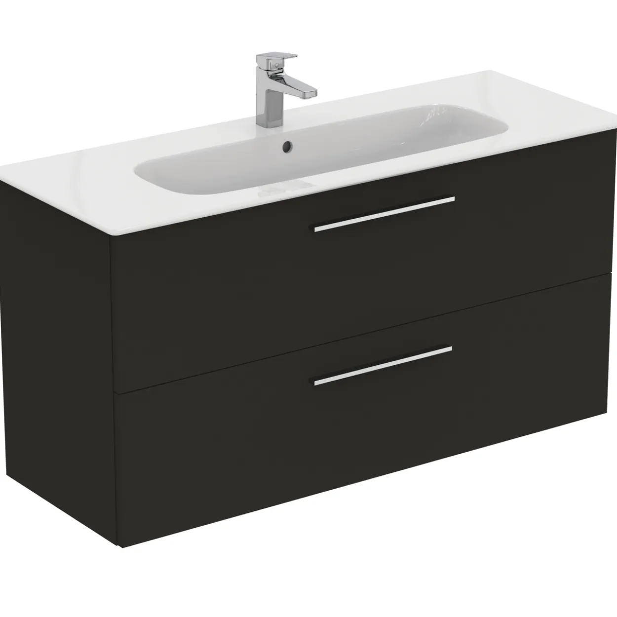 Ideal standard i.life a baderomsmøbel 1240x460 carbon grey m/krom håndtak