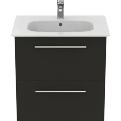 Ideal standard i.life a baderomsmøbel 640x460 carbon grey m/krom håndtak