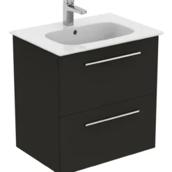 Ideal standard i.life a baderomsmøbel 640x460 carbon grey m/krom håndtak