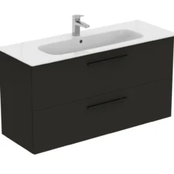 Ideal standard i.life a baderomsmøbel 1240x460 carbon grey m/sort håndtak