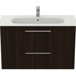 Ideal standard i.life a baderomsmøbel 1040x460 coffee oak m/krom håndtak