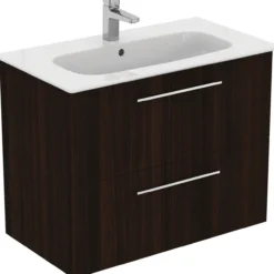 Ideal standard i.life a baderomsmøbel 840x460 coffee oak m/krom håndtak