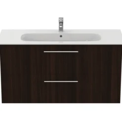 Ideal standard i.life a baderomsmøbel 1240x460 coffee oak m/krom håndtak