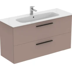 Ideal standard i.life a baderomsmøbel 1240x460 greige matt m/sort håndtak