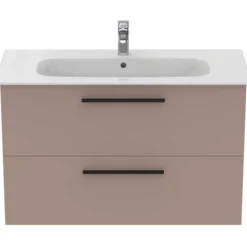 Ideal standard i.life a baderomsmøbel 1040x460 greige matt m/sort håndtak