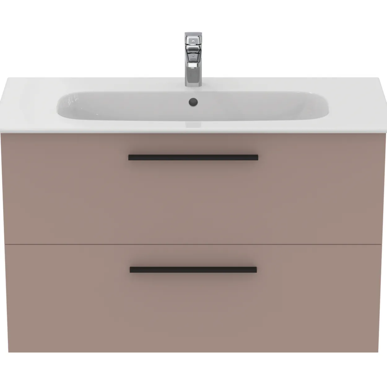 Ideal standard i.life a baderomsmøbel 1040x460 greige matt m/sort håndtak