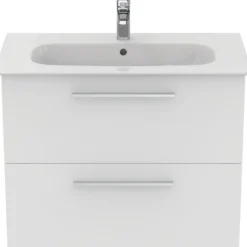 Ideal standard i.life a baderomsmøbel 840x460 matt hvit m/krom håndtak