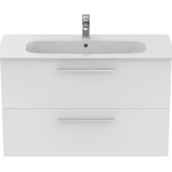 Ideal standard i.life a baderomsmøbel 1040x460 matt hvit m/krom håndtak