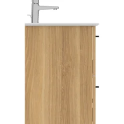 Ideal standard i.life a baderomsmøbel 640x460 natural oak m/sort håndtak