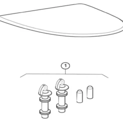 Ifø aqua toalettsete uten soft-close, myk plast