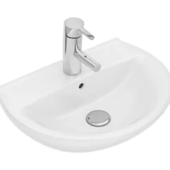 Ifø spira servant med kranhull og overløp, 50 x 36 cm